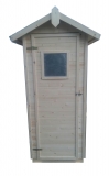 Kadibudka / Latrína / Suché WC bez sezení s oknem, 1 x1m, 16mm