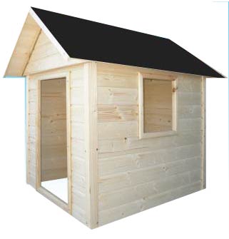 Dětský dřevěný zahradní domek ALEX II - 1,7m x 1,7m