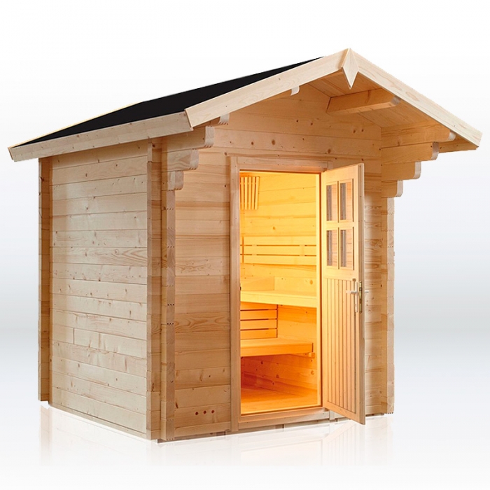 Venkovní sauna CORIA 200 x 200 cm, 24mm